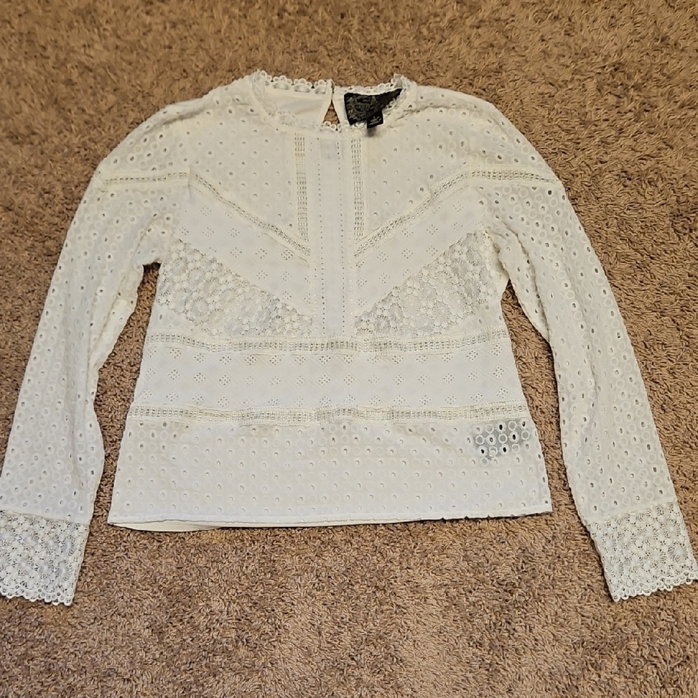 Anthropologie x James Coviello Burnham Lace Top - Picture 9 of 13
